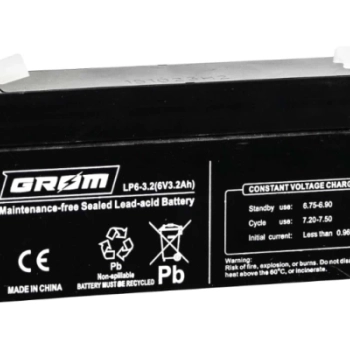 Ogłoszenie - Akumulator 3.2Ah GROM LP6-3.2 6V