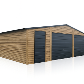 Ogłoszenie - Garaż blaszany dwustanowiskowy 8×6m Winchester Dach dwuspadowy - Turek - 13 800,00 zł