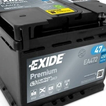 Ogłoszenie - Akumulator 47Ah 450A Exide Premium EA472 PRAWY PLUS - Gdynia - 319,00 zł