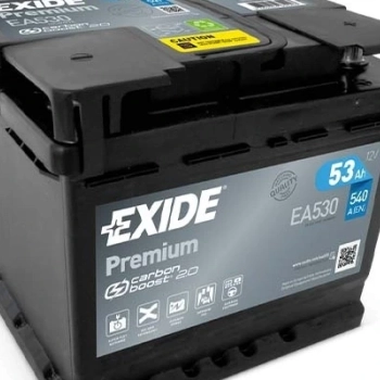 Ogłoszenie - Akumulator 53Ah 540A Exide Premium EA530 PRAWY PLUS - Pomorskie - 339,00 zł