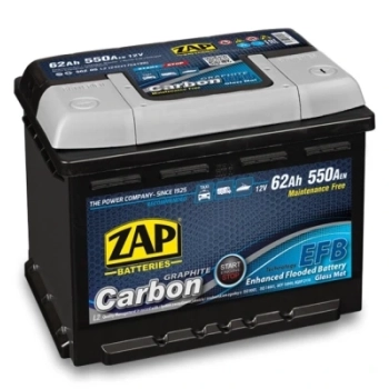 Ogłoszenie - Akumulator 62Ah 550A ZAP CARBON EFB - Pomorskie - 379,00 zł