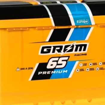 Ogłoszenie - Akumulator 65Ah 640A EN Grom Racing PRAWY PLUS