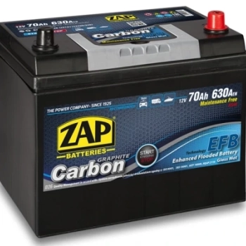 Ogłoszenie - Akumulator 70Ah 630A ZAP CARBON EFB START&STOP Japan P+ - Pomorskie - 429,00 zł