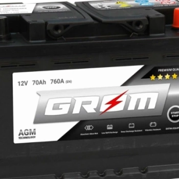 Ogłoszenie - Akumulator 70Ah 760A GROM AGM START&STOP - Pomorskie - 670,00 zł