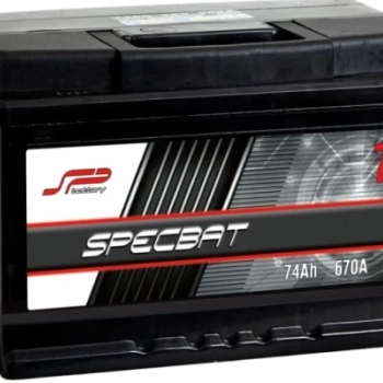 Ogłoszenie - Akumulator 74Ah 640A EN SPECBAT PRAWY PLUS wysoki - Pomorskie - 339,00 zł