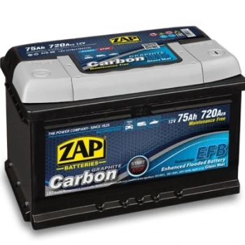 Ogłoszenie - Akumulator 75Ah 720A ZAP CARBON EFB START&STOP - Gdynia - 460,00 zł