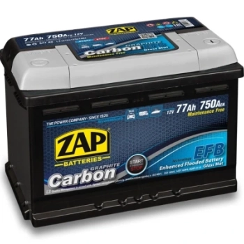 Ogłoszenie - Akumulator 77Ah 750A ZAP CARBON EFB START&STOP - Pomorskie - 460,00 zł