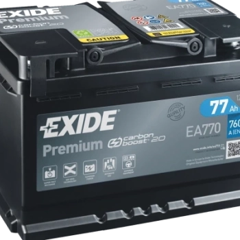 Ogłoszenie - Akumulator 77Ah 760A Exide Premium EA770 PRAWY PLUS - Gdynia
