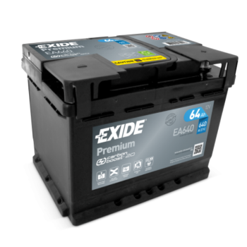 Ogłoszenie - Akumulator 64Ah 640A EA640 EN Exide Premium PRAWY PLUS - Lublin - 369,00 zł