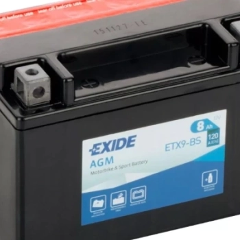 Ogłoszenie - Akumulator motocyklowy 8Ah 120A EN EXIDE ETX9-BS YTX9-BS 12V L+ - Gdynia - 129,00 zł