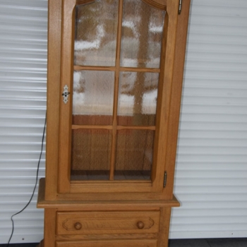 Ogłoszenie - witryna z drewna dębowego - jak nowa