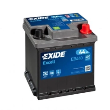 Ogłoszenie - Akumulator 44Ah 400A Exide Excell EB440 kostka prawy plus - Tychy - 259,00 zł