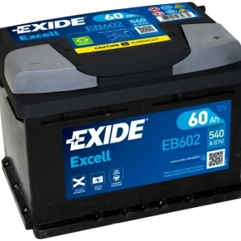 Ogłoszenie - Akumulator 60Ah 540A Exide Excell Eb602 Prawy Plus - Tychy - 339,00 zł