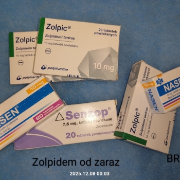 Ogłoszenie - NASEN Zolpic Sanval Leki Nasenne Odbiór Osobisty lub Wysyłka