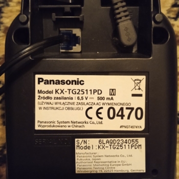 Ogłoszenie - Telefon domowy przenośny