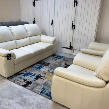 Ogłoszenie - Komplet wypoczynkowy MALEZJA - funkcja spania, skóra naturalna 100%