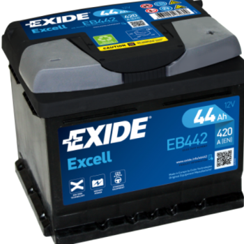 Ogłoszenie - Akumulator 44Ah 420A EB442 Exide Excell - Siedlce - 289,00 zł