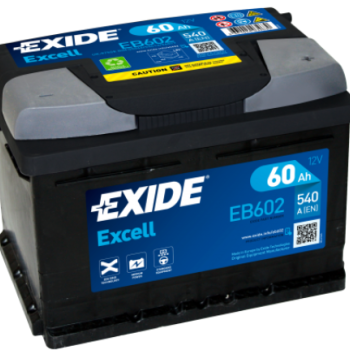 Ogłoszenie - Akumulator 60Ah 540A EB602  Exide Excell - Siedlce - 339,00 zł
