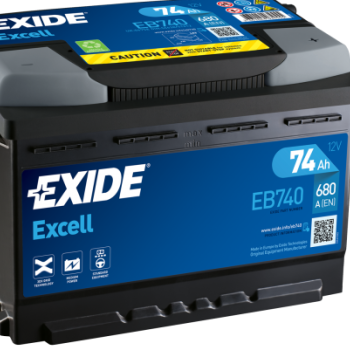 Ogłoszenie - Akumulator 74Ah 680A EB740 Exide Excell - Siedlce - 419,00 zł