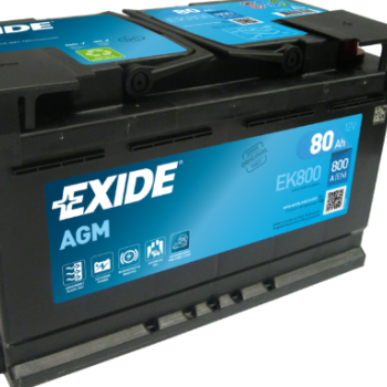 Ogłoszenie - Akumulator 80Ah 800A  Exide AGM start&stop EK800