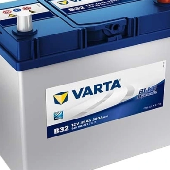 Ogłoszenie - Akumulator 45Ah 330A VARTA Blue Dynamic B32 EN P+ Japan - Tychy - 319,00 zł