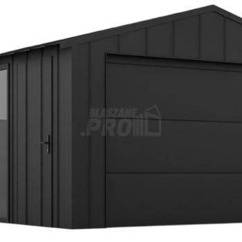 Ogłoszenie - Garaż blaszany 4x6 - brama segmentowa - okno - drzwi - dach dwuspadowy - blacha na rąbek GP637 - Toruń - 16 450,00 zł