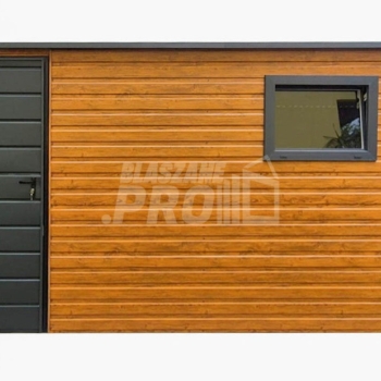 Ogłoszenie - Schowek - Domek Ogrodowy 6x3m - 2x drzwi - 2x okno - jasny orzech - drewnopodobny - dach spad w tył GP621