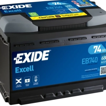 Ogłoszenie - Akumulator 74ah 680a Exide Excell Eb740 en Prawy Plus - Tychy - 419,00 zł