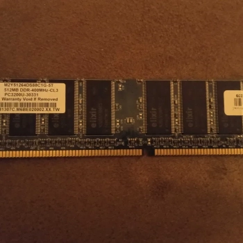 Ogłoszenie - Pamięć do komputera Elixir 512MB DDR. Kwidzyn - Pomorskie - 22,00 zł