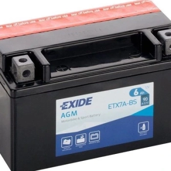 Ogłoszenie - Akumulator 6ah 90a en Motocyklowy Exide Etx7a-bs Ytx7a-bs 12v L+ - Tychy - 115,00 zł