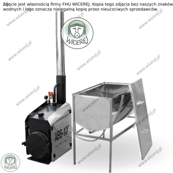 Ogłoszenie - Wzmocniona 0,8mm Topiarka Parowa do Wosku (39/45 ramek) z Generatorem Pary