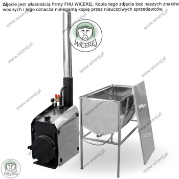 Ogłoszenie - Wzmocniona 0,8mm Topiarka Parowa do Wosku (25/30 ramek) z Generatorem Pary