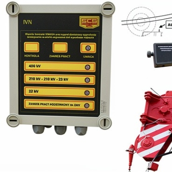 Ogłoszenie - SYGNALIZATOR / CZUJNIK WYSOKIEGO NAPIĘCIA – ŻURAW / DŹWIG