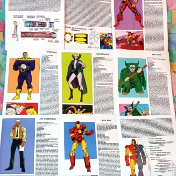 Ogłoszenie - Profile postaci marvela