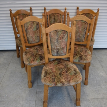 Ogłoszenie - krzesła dębowe 6 sztuk - super stan