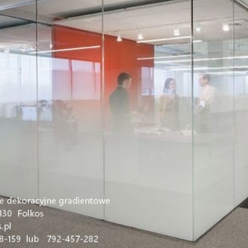 Ogłoszenie - Gradientowe folie okienne Warszawa - Folia wzór 123, 127, 134, 132 , 880, 560, 130, 120, mgła, perła ...Folie Gradient