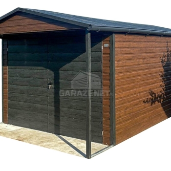 Ogłoszenie - Schowek - domek ogrodowy Garaż 3,5x4m - wiata 0,5m - brama dwuskrzydłowa - okno  drewnopodobny ID1059 - 7 150,00 zł