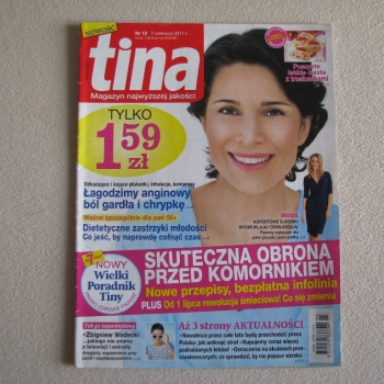 Ogłoszenie - Magazyn Tina nr 12 z 2017 r.