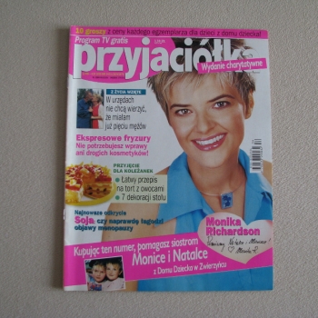 Ogłoszenie - Przyjaciółka nr 34/35 z 2003 r. + program TV