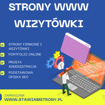 Ogłoszenie - Strona internetowa, wizytówka dla firmy lub projektu