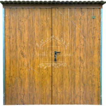 Ogłoszenie - Schowek - domek ogrodowy 1,8x2,5 - drzwi - jasny orzech - drewnopodobny - dach spad w tył ID1046 - Leszno - 3 650,00 zł