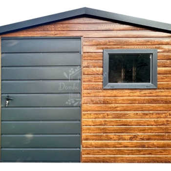 Ogłoszenie - Schowek - domek 2,5x2,5m - drzwi - okno - jasny orzech - drewnopodobny - dach dwuspadowy ID1070