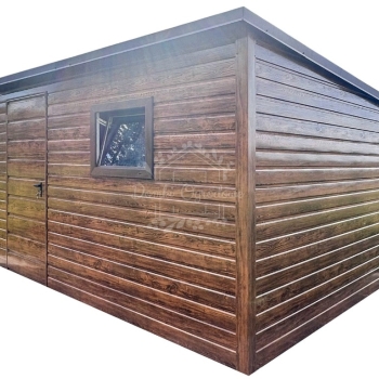 Ogłoszenie - Schowek - domek 4x2,5m - drzwi - okno - jasny orzech - drewnopodobny - dach dwuspadowy ID1072 - Elbląg - 5 350,00 zł