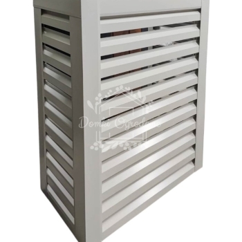 Ogłoszenie - Osłona klimatyzatora – pompy ciepła 100x40x150 cm biały ID1145