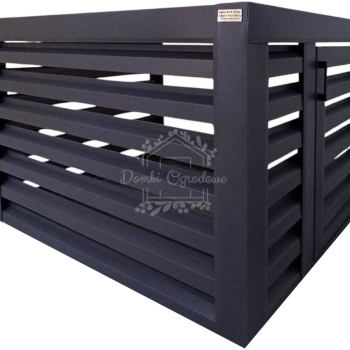 Ogłoszenie - Osłona klimatyzatora – pompy ciepła 90x50x70 cm antracyt – drzwiczki ID1142