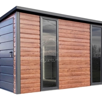 Ogłoszenie - Schowek - domek ogrodowy 3x2 m - drzwi - 2 x okno - drewnopodobny - dach spad w tył ID1111