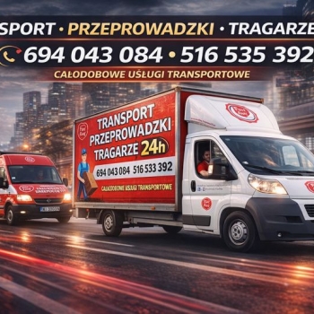 Ogłoszenie - PRZEPROWADZKI WARSZAWA 24H   TRANSPORT  TRAGARZE WNOSZENIE GABARYTÓW