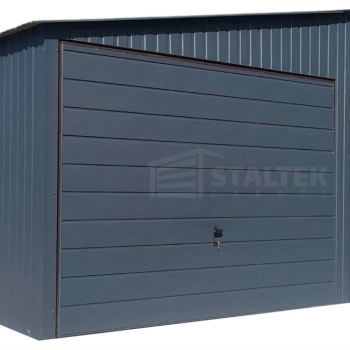 Ogłoszenie - Garaż blaszany 6x5,8 2x Brama uchylna Antracyt Dach dwuspadowy ST116 - Białystok - 10 100,00 zł