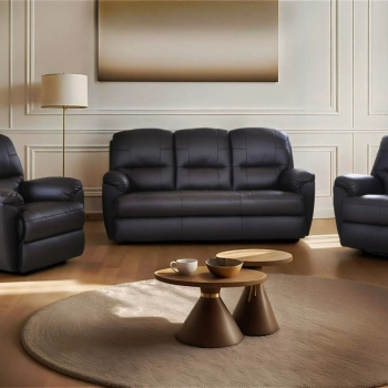 Ogłoszenie - Komplet wypoczynkowy TANIA - skóra naturalna, styl, komfort i funkcjonalność