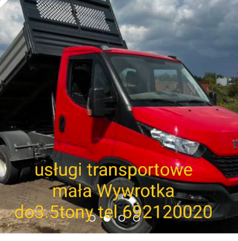 Ogłoszenie - Usługi transportowe wywrotka kiper Rzeszów Krasne tel 692120020 Podkarpacie - Rzeszów - 1,00 zł